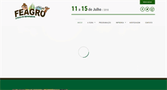 Desktop Screenshot of feagro.com.br