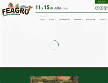 Tablet Screenshot of feagro.com.br
